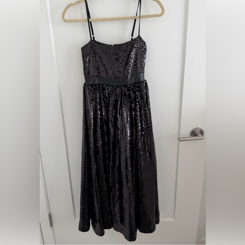 Black Sequin Dress